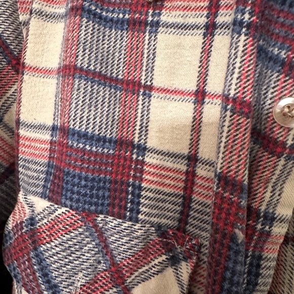 Ventura Red/White/Blue Plaid Flannel Size Medium - Picture 2 of 2